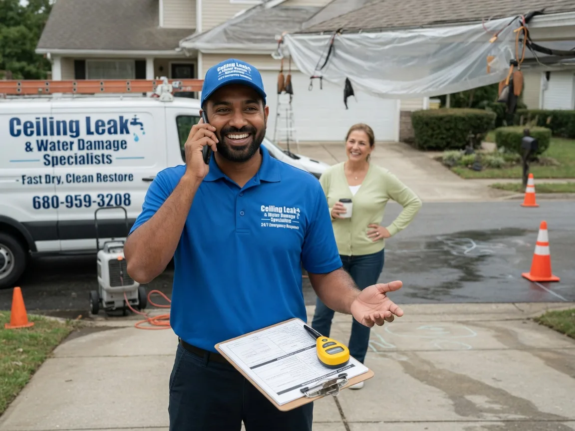 Ceiling Leak Cleanup Port Crane, NY FAQs